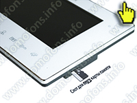 Wi-Fi AHD видеодомофон высокого разрешения с записью HDcom W-714-AHD-IP - слот для карты памяти