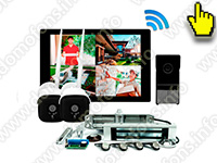 Комплект цветной Wi-Fi домофон TUYA с камерой СкайНет 1000 (1+1)