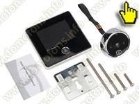 Видеоглазок для входной двери iHome S02 с цветным монитором 2,8 и встроенной памятью для фото